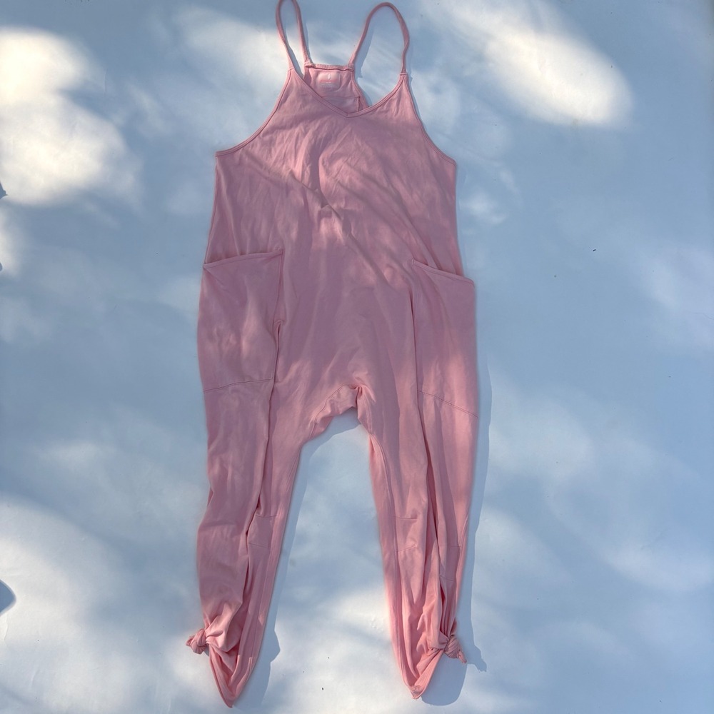 FP Movement Free People Hot Shot Jumpsuit Pink XS Relaxed Fit Activewear